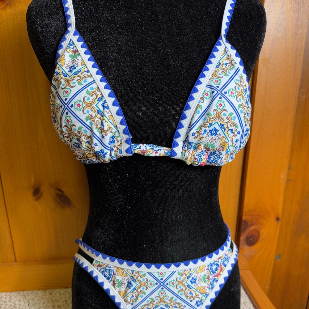 BIKINX Womens Swimsuits Micro Bikini Ditsy Floral Two Piece Set